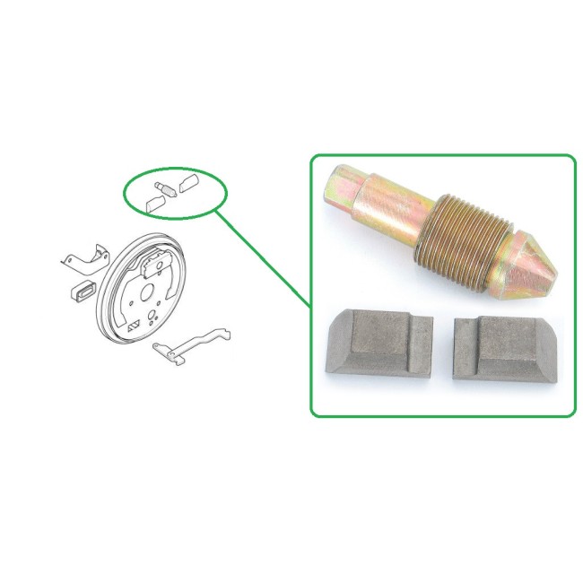 Excentrique de tambour Arrière (3 pièces) - Austin Mini
