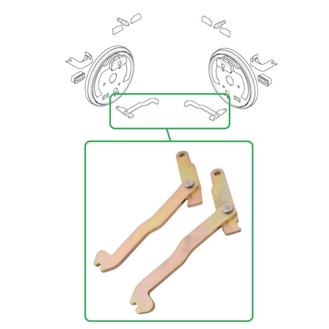 Patte de renvoi frein à main