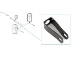 Fourchette de câble de freins à main - Austin Mini - 1976 à 2000