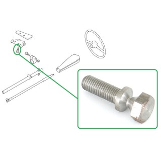 Vis courte fixation colonne direction - Austin Mini