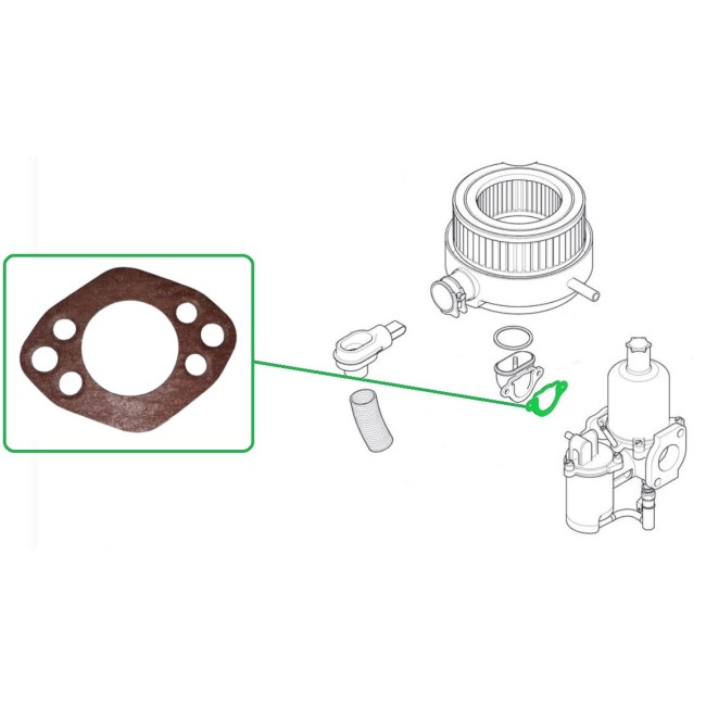 Joint de carbu HS4 coté filtre à air