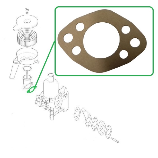 Joint de carbu HS2 coté filtre à air