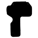 Plaque de protection allumage Austin Mini - Noir