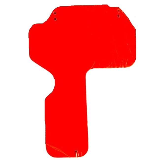 Plaque de protection allumage Austin Mini - Rouge