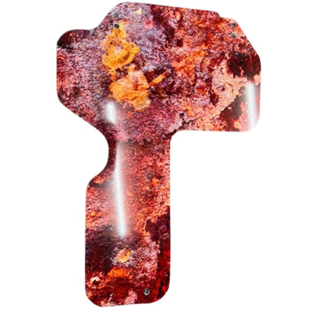 Plaque de protection allumage - Rouille