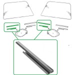 Guide de vitre Av D ou Ar G à partir de 1972 / INOX voiture ancienne anglaise