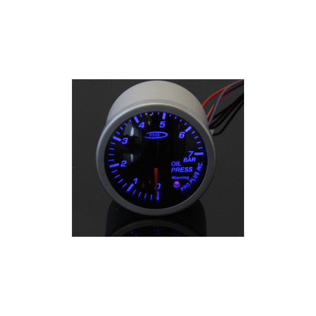 Jauge pression d'huile Pro Plus 0-7 Bars - Bleu