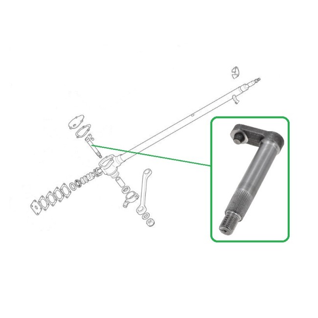 Arbre de boitier de direction - Triumph voiture ancienne anglaise