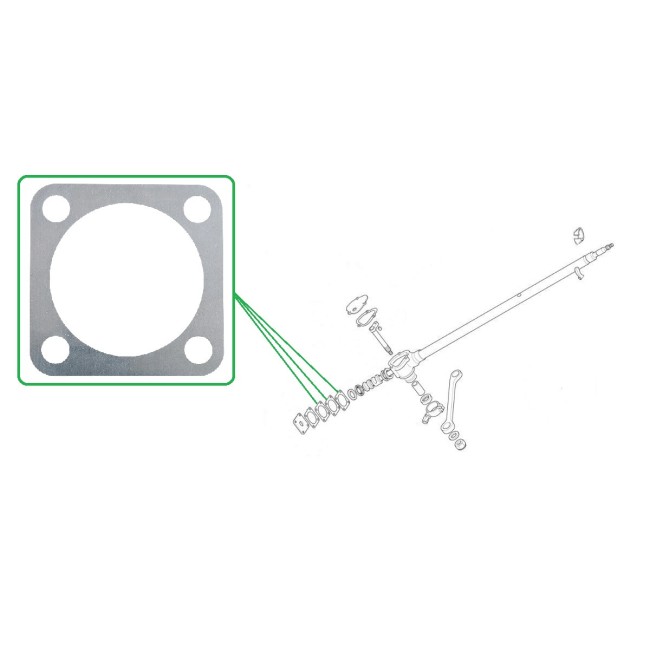 Cale boitier de direction - Triumph - épaisseur au choix voiture ancienne anglaise