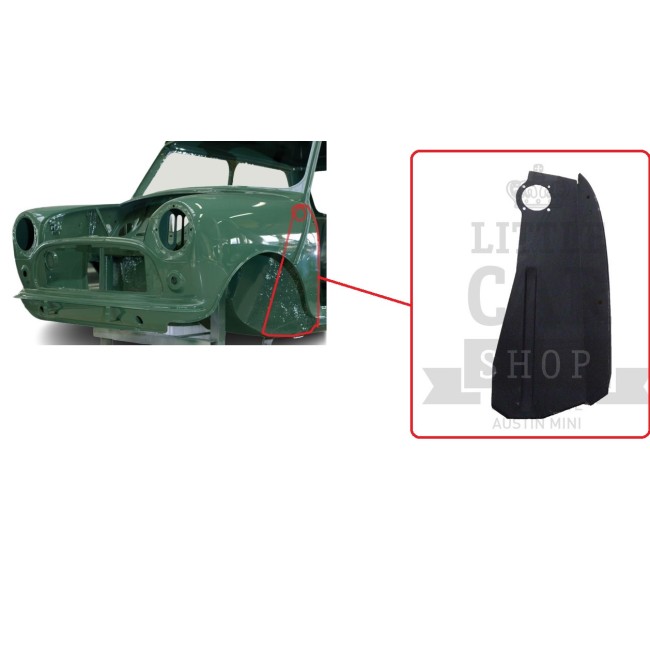 Joue d'aile avant gauche (réparation) Austin Mini - 1969 à 2000