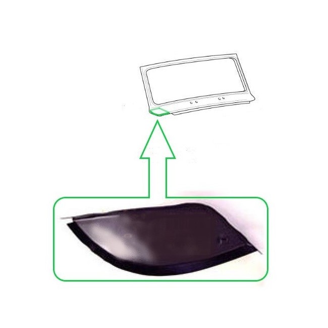 Renfort inf. de baie de pare brise Droit