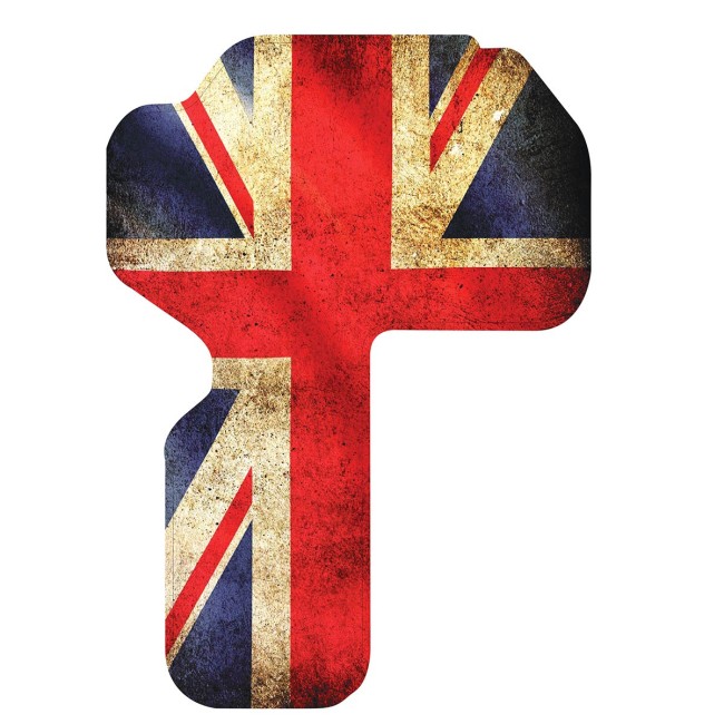 Autocollant plaque de protection allumage Austin Mini - Old Union Jack voiture ancienne