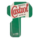 Autocollant plaque de protection allumage Austin Mini - Castrol voiture ancienne anglaise