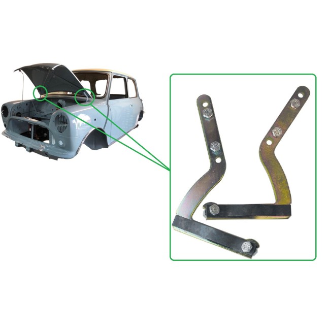 Charnières de capot avant Austin Mini - 1971 à 2000