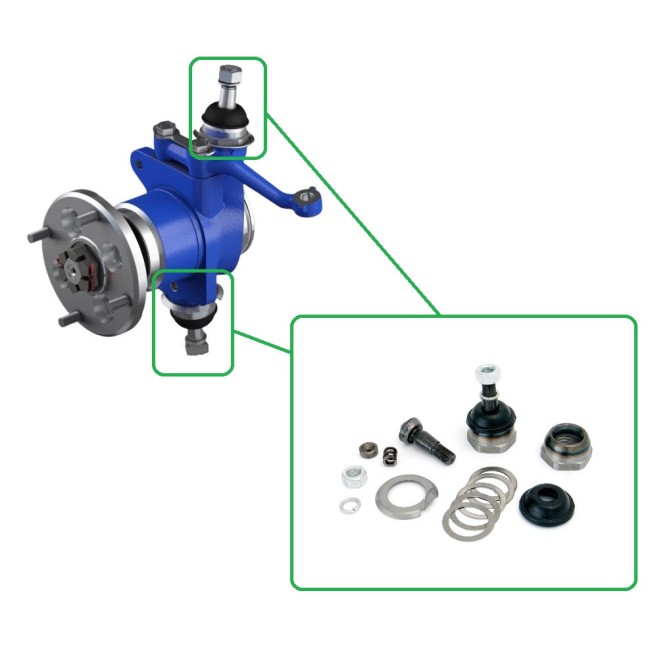 Rotule de pivot (Kit réparation) vendue x2