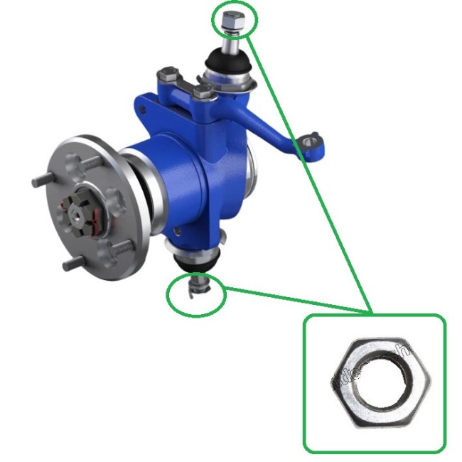 Ecrous UNF 7/16'' Standard / rotule pivot