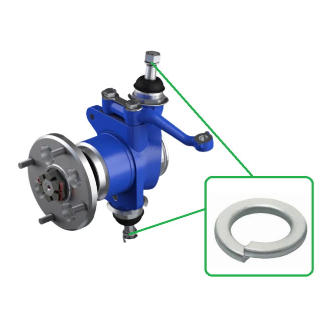 Rondelle freins 7/16'' - Austin Mini - rotule de pivot