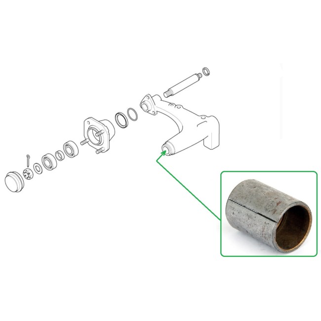 Bague bronze d'axe de bras Ar - Austin Mini