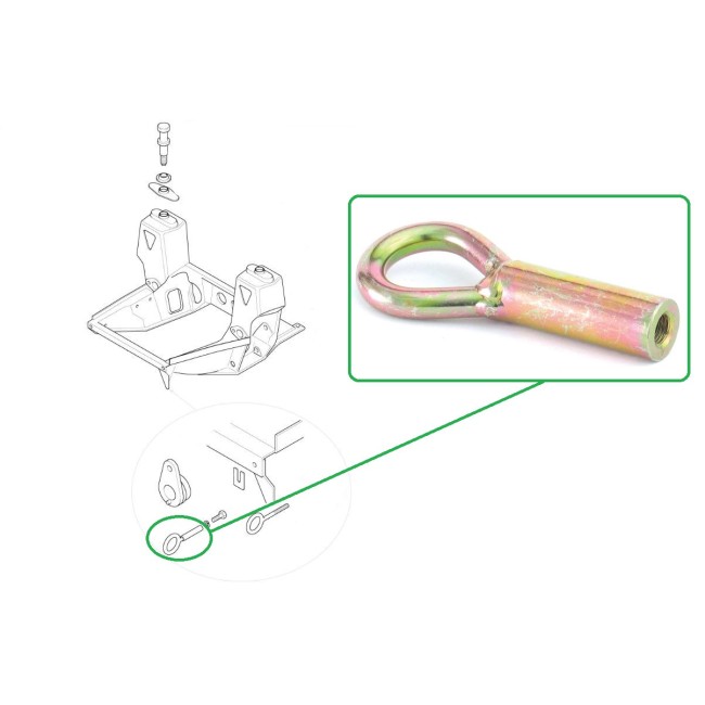 Anneau de remorquage 1996-2000 (avec vis)
