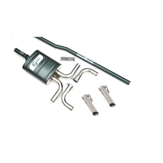 Silencieux Maniflow Double Sortie Abarth + TUBE & SORTIES