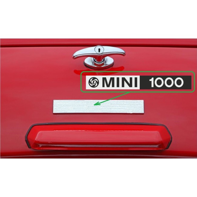 Autocollant de badge arrière - Austin Mini