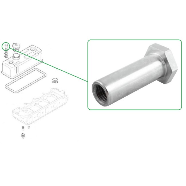 Ecrou de cache culbuteur - Austin Mini - Acier