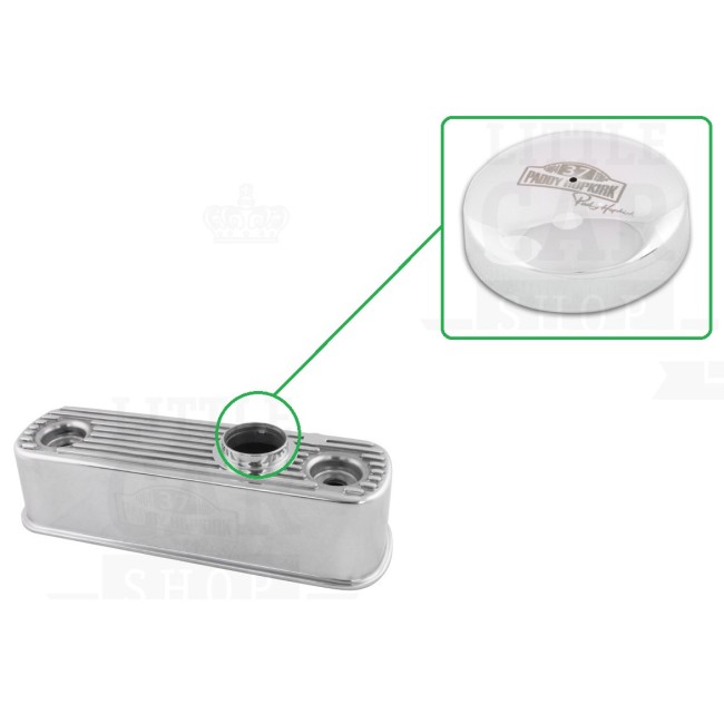 Bouchon de cache culbuteur signature Paddy Hopkirk 50 th Anniversary