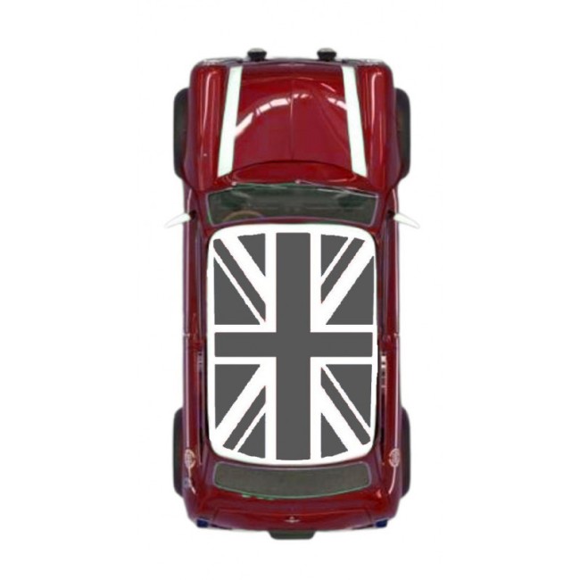 Drapeau anglais de toit gris - Austin Mini