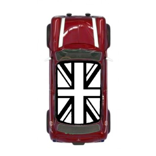Drapeau anglais de toit blanc - Austin Mini