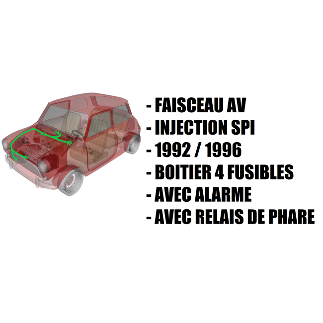 Faisceau électrique Av SPI avec Alarme (dim dip)