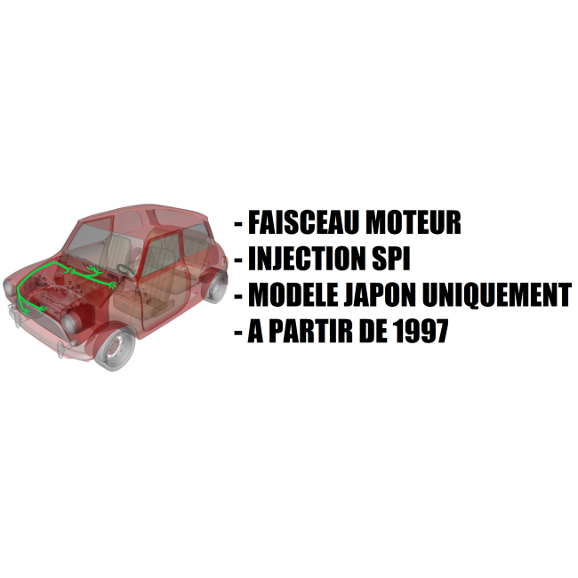 Faisceau moteur - Austin Mini - SPI - Japon