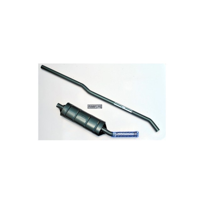 Silencieux Maniflow simple sortie latérale / 48mm voiture ancienne anglaise