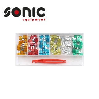 Assortiment de fusibles enfichables (121 pièces)  voiture ancienne anglaise