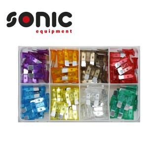 Assortiment de fusibles enfichables (80 pièces) voiture ancienne anglaise