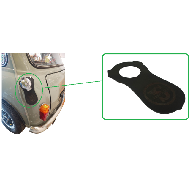 Protection projection d'essence cuir SPEEDWELL voiture ancienne anglaise