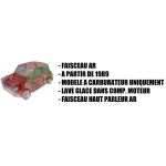 Faisceau électrique arrière Austin Mini - 1989 à 2000 voiture ancienne anglaise