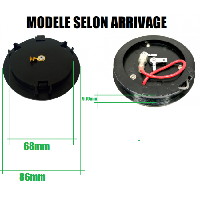 Centre de volant '' British Classic'' avec klaxon