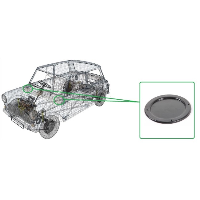 Obturateur aération - Austin Mini voiture ancienne anglaise