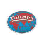 Autocollant - Triumph - 45mm voiture ancienne anglaise
