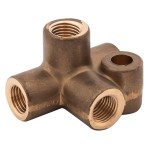 Raccord 4 voies 0-3/8'' UNF Triumph  - TLCS : Pièces détachées