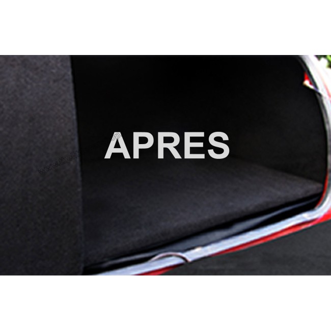 Intérieur de coffre rigide avec bandeau simili - noir-Austin