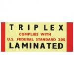 Autocollant Label Triplex Screen  - TLCS : Pièces détachées