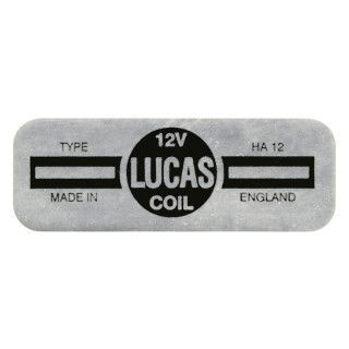 Autocollant Lucas Coil  - TLCS : Pièces détachées
