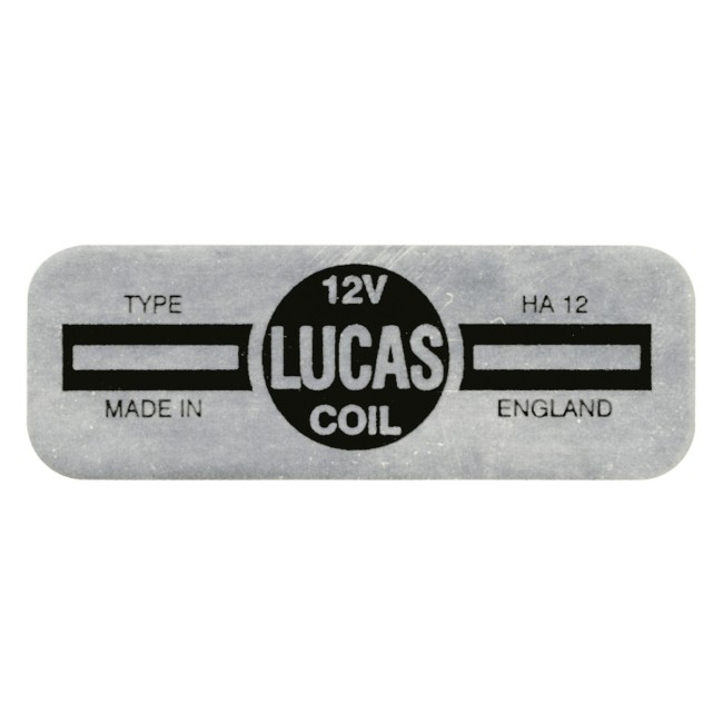 Autocollant Lucas Coil  - TLCS : Pièces détachées