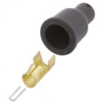 Cosse faisceau allumage sur bobine droit avec isolant MG Morris Triumph mgb, tr2, tr3