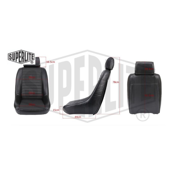 Siège avant -Austin Mini -SUPERLITE RS-M  Classic - La paire