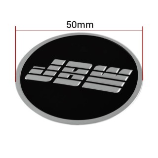 Autocollant centre de roue JBW 50 mm-Austin Mini