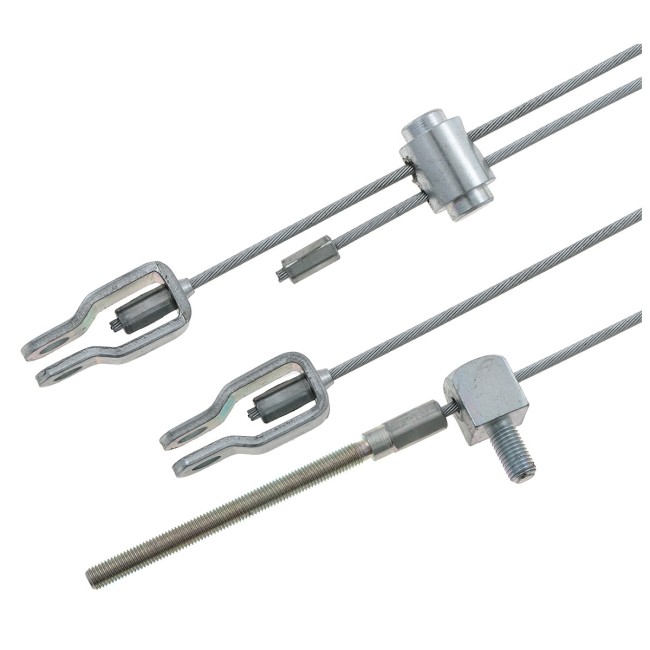 Câble de freins main - MGA 6 MGB - Jante tôle