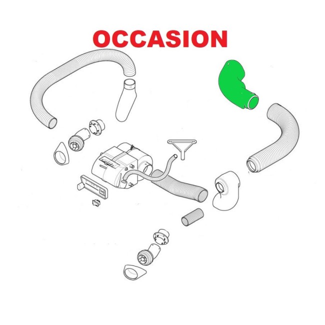 Gaine ventilation - Bouche d'entrée après 1988  OCCASION