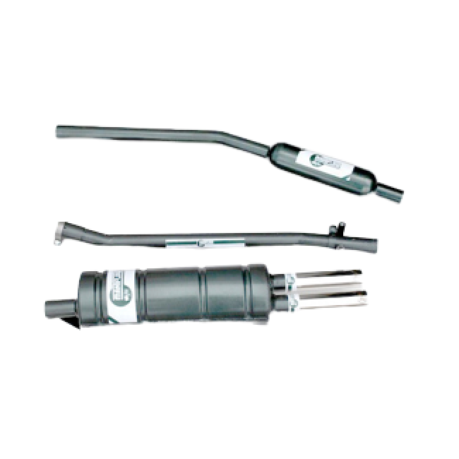 Ligne échappement Maniflow® avec détente double sorties - MG MGB